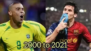 TOP 10 FOOTBALL PLAYERS BY FIFA GAMES RANKING (2000-21)⚽