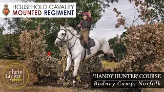 Household Cavalry Mounted Regiment (HCMR) - 'Handy Hunter' equestrian cross country event at Bodney