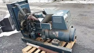 Kohler 30R82 30KW 3 phase generator Pt1 - Junkyard Finds Ep 1