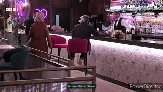 Janine Butcher and Steve McDonald in First Dates (Children In Need's Soap Crossover Special Preview)