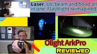 Обзор Olight Ark Pro &mdash; лучший EDC-фонарик с зеленым лазером, УФ-подсветкой и заливающим светом!