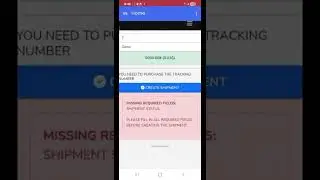 How to create shipment tracking/ courier tracking number full video 