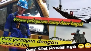 ramp door tongkang tutorial penurunan nya-for operator alat berat indonesia