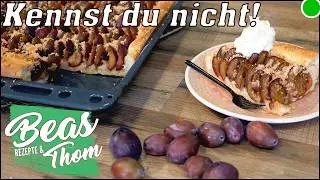 Zwetschgenkuchen Pflaumenkuchen mit  besonderen Streuseln