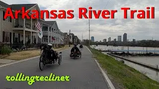 Arkansas River Trail - Little Rock by Recumbent Trike