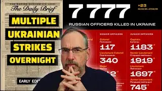Ukraine Hit Russia Hard Last Night