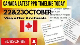 Today canada ppr timeline|Canada latest ppr|23 October ppr timeline request Canada