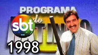 Programação do SBT na estreia do Ratinho 1998