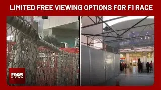 Las Vegas Grand Prix weekend brings road closures, limited free viewing options