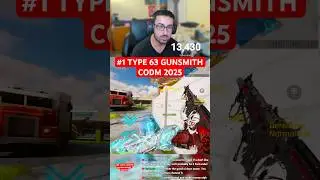 BEST TYPE 63 GUNSMITH TO USE IN COD MOBILE 2025 ‼️ #codm #codmobile #cod #gaming