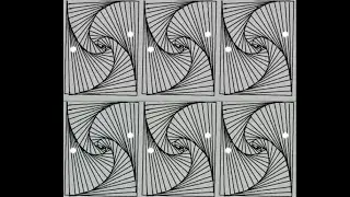 How to create a simple spiral pattern with lines / #Doodle Art