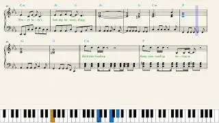 Eurythmics — Sweet Dreams Piano Sheet Music