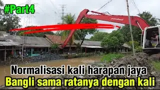 NORMALISASI KALI HARAPAN JAYA #PART4 | LUAR BIASA KALI NYA SAMA RATANYA DENGAN RUMAH