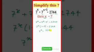 Find the value of x?/ #ssccgl2023 #mathsolympiad