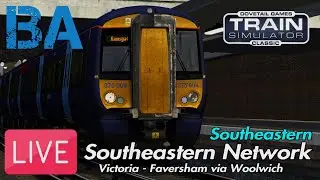Victoria To Faversham LIVE - Class 375 Divert - Southeastern Network - Train Sim Classic (23/01/26)