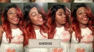 Outre Synthetic L-Part Swiss Lace Front Wig - SHERISE (futura) DRCRD