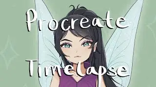 [Procreate Timelapse & Lofi] Tinkerbell Fan-art 