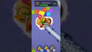WORM zone video game play with Oggy and Jack snake gaming #snakebattle