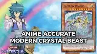 Anime Accurate Modern Jesse Anderson Crystal Beast Deck - Yu-Gi-Oh! Master Duel