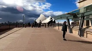 Walk Bridge to Opera House | 4k 30fps | Sydney Harbour | Relaxing