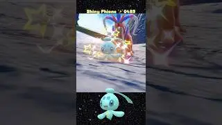 Shiny Phione ✨ 0489 Hatched from an Egg using Masuda Method in Pokemon Scarlet on Switch 2