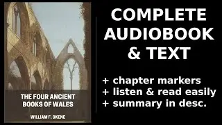 The Four Ancient Books of Wales (1/2) 💖 By William F. Skene. FULL Audiobook