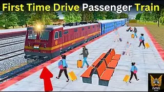 Passenger train में बैठने के लिए इतनी भीड़ 😱| train sim india gameplay @nmngamings