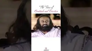 The Tears Of Gratitude and Devotion🌸  #srisriravishankarji #artofliving #spirituallife #gurugrace