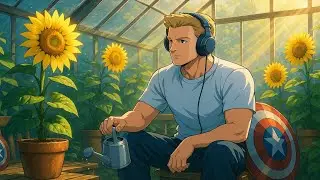 Lofi Jazz Mix for Calm Focus | Captain America ✧ Sunflower Glow