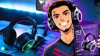 ESSE &Eacute; O MELHOR FONE PARA JOGAR NO MOBILADOR EM 2026 !! Headset H13 da Fifine 🔥😮