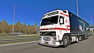 Modified VOLVO Truck with Heavy Load Transport | ETS2 Realistic Graphics JBX3 1.52 MOD| Logitech G29