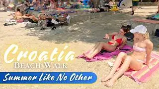 Beach Walk | Peacefully Walking along the Coast of Biograd and Relaxing with Olivia