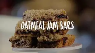 Oatmeal Jam Bars