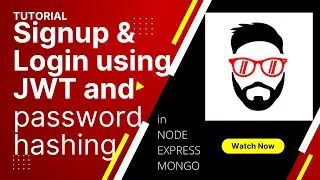 JWT token with Password Hashing in Node Express Mongo API