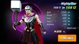 Mighty thor unlock orb opening upgrade iso and gameplay marvel strike force
