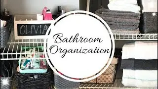 SMALL BATHROOM ORGANIZATION IDEAS | Extreme Clean With Me 2019