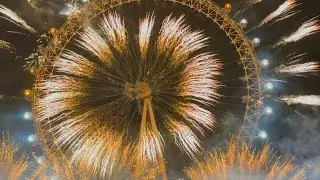 London Eye New Year's Eve Fireworks /2025