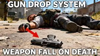 Realistic Weapon Physics Drop When Enemy Dies Unity