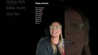 Mum tries to read inappropriate baby names