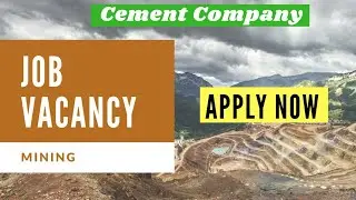 Mining Job Vacancy 2020 in a reputed CEMENT Company | Suranga Oli