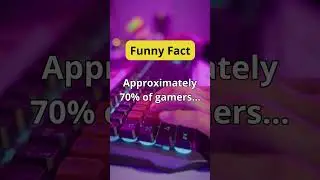 Sleepy Gaming Moments: Exploring Why 70% of Gamers Doze Off During Playtime! | Funny Fact #shorts