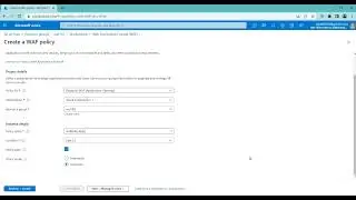 Защита веб-приложений в Azure с помощью расширенного решения брандмауэра||waf||руководство по Azure