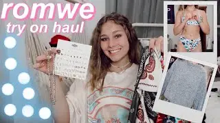 romwe try on haul