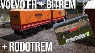 VOLVO FH 12 + BITREM E RODOTREM  //APOIO FARM CENTRO SUL// EM PACHESKI FARMS MAP!!!