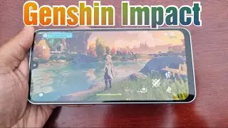 Samsung Galaxy A17 5G, геймплей Genshin Impact, пользовательские настройки, 60 кадров в секунду (...