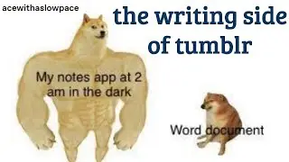 the writing side of tumblr - part 5