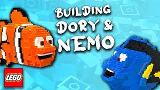 LEGO Building Nemo and Dory! Disney Finding Nemo MOC Masters - Episode 53