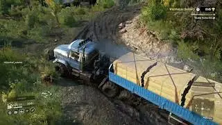 SnowRunner - WareHouse Delivery is successful by shortcut