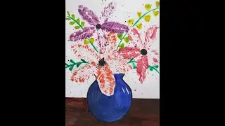 YAPRAK BASKI/ LEAF PRİNT/GÖRSEL SANATLAR DERSİ