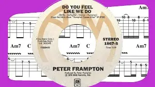 PETER FRAMPTON - DO YOU FEEL LIKE WE DO (Studio version but faster) - Cover & TABS